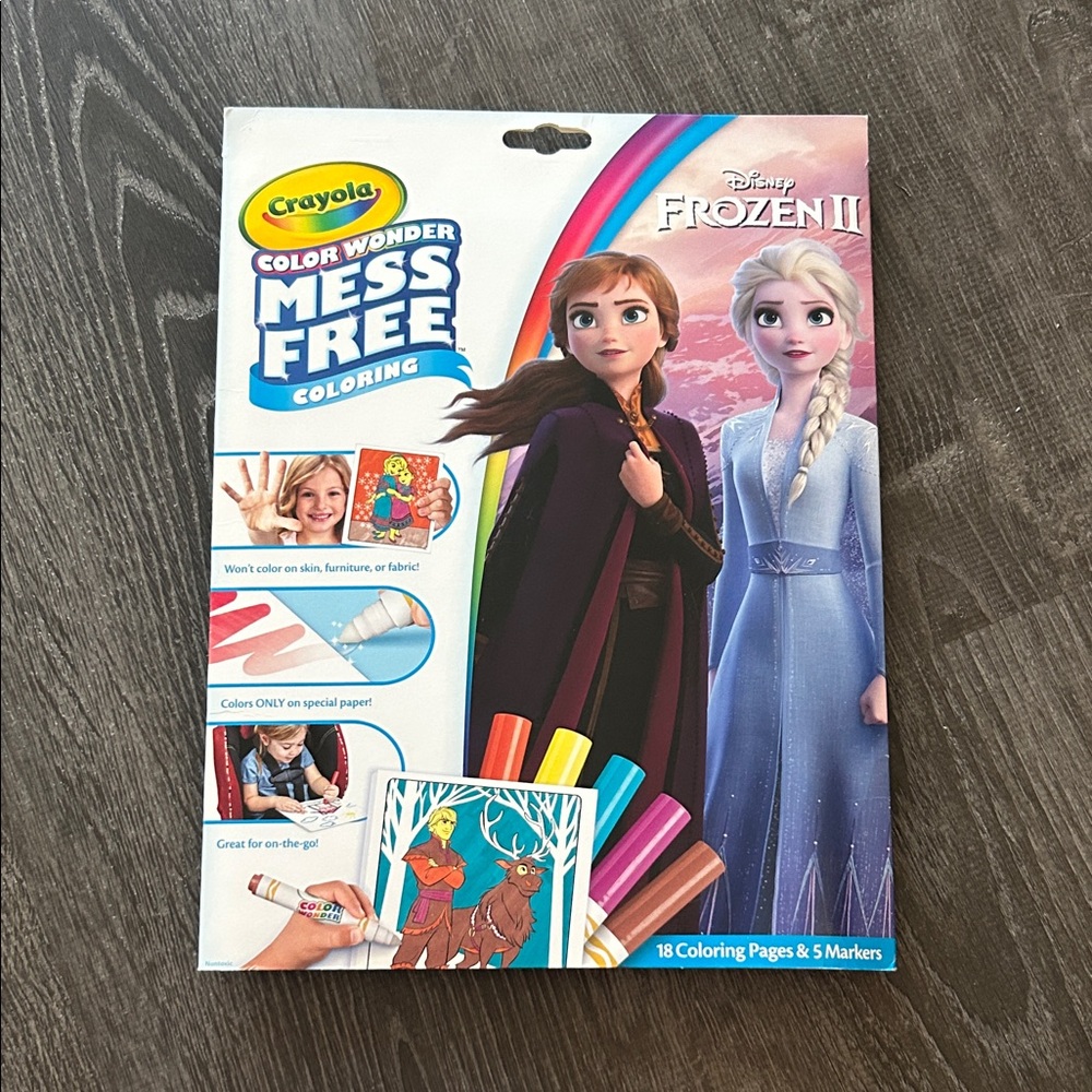 Crayola Color Wonder Frozen II Mess Free Coloring Set